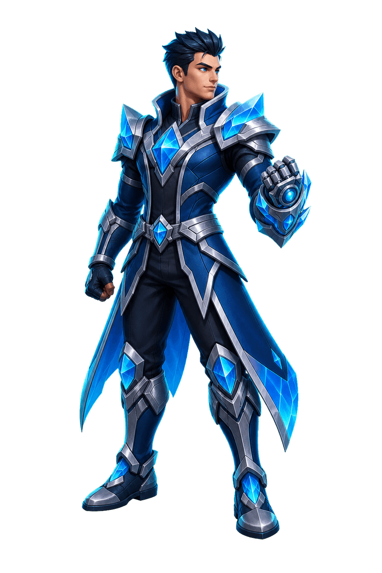 Guerrero de facción Azul