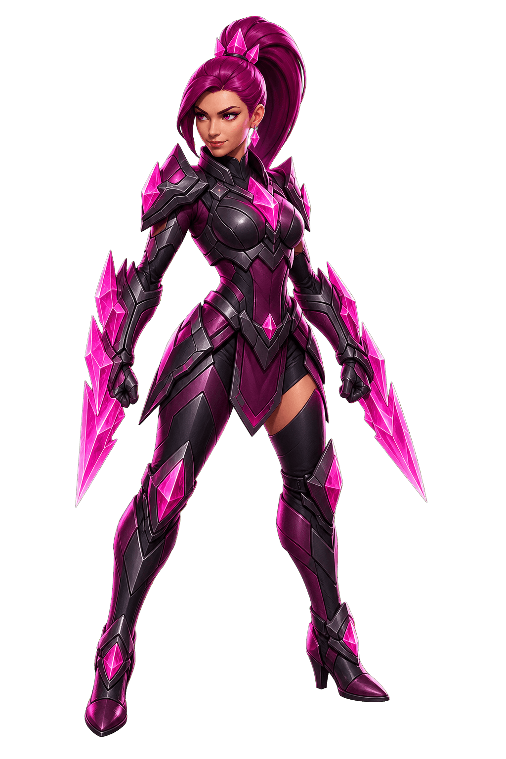 Warrior con aura activada